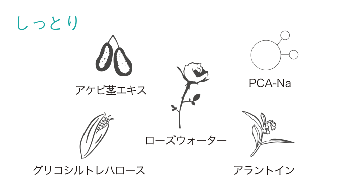 ビタミンE パッションフルーツエキス ユーカリ葉エキス グリコシルトレハロース アラントイン ジャノヒゲ根エキス
