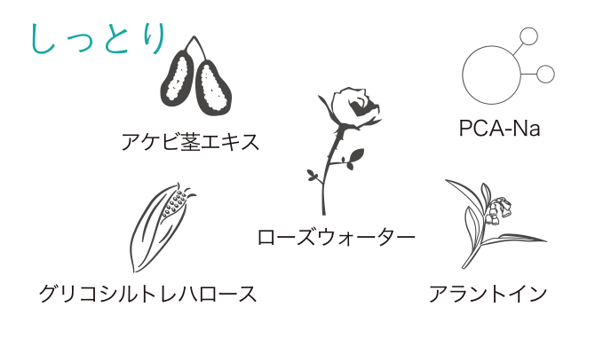 ビタミンE パッションフルーツエキス ユーカリ葉エキス グリコシルトレハロース アラントイン ジャノヒゲ根エキス