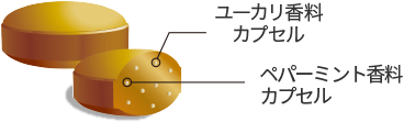 風味や香りが広がる独自カプセル技術